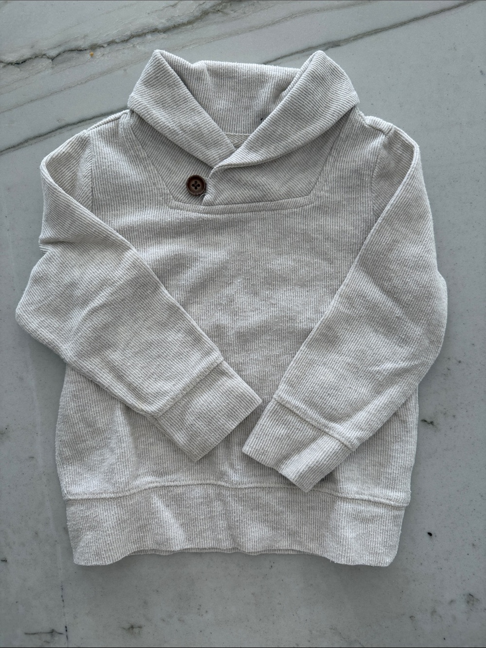 Shawl Collar Knit Sweater